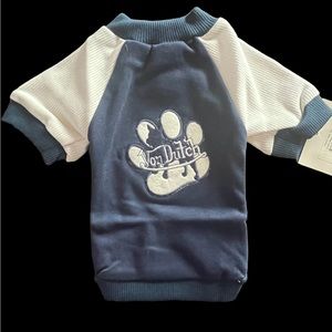 VON Dutch Dog Spring Clothes Pet Puppy Costume Dog Cat Sports Apparel sweater